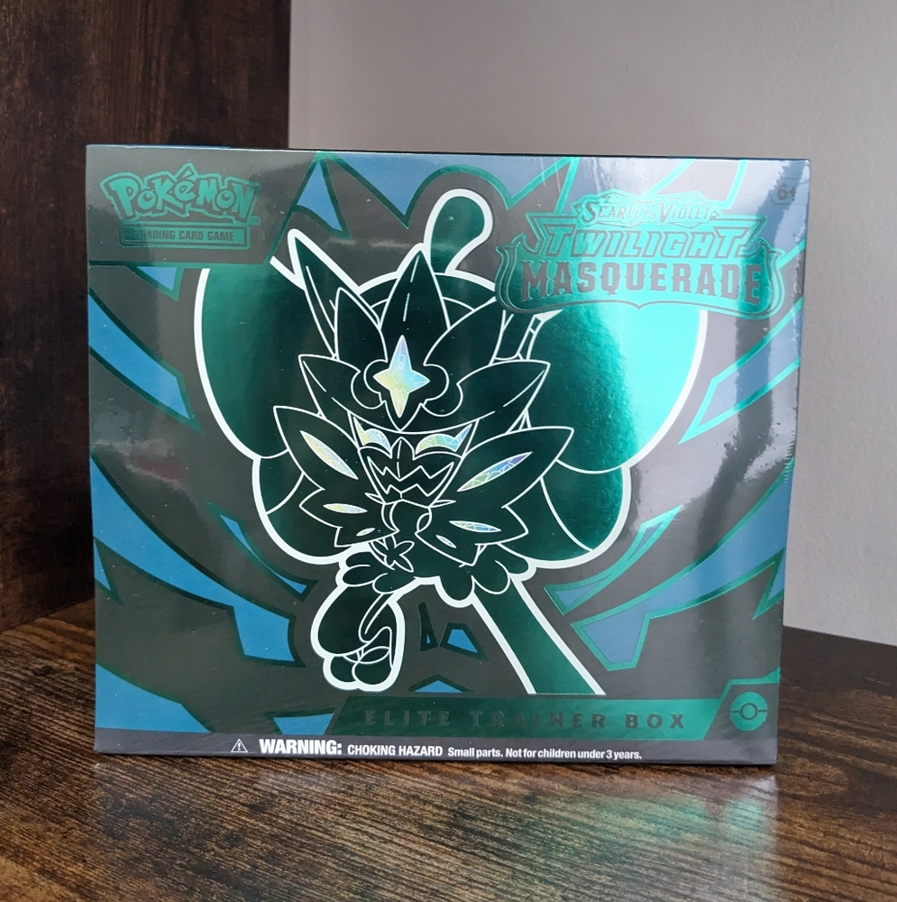 New Pokemon Twilight Masquerade Elite Trainer Box - ETB - Cards Factory Sealed